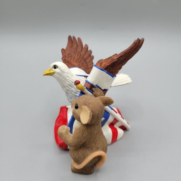 Charming Tails FREEDOM Patriotic American Figurine 89/371 - Picture 7 of 11